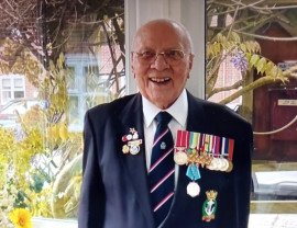 George Notley Celebrates His 100th Birthday Front